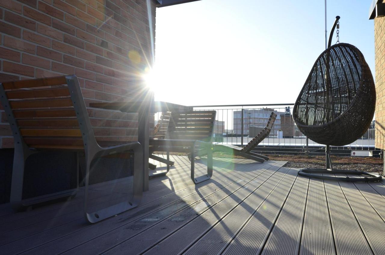 Roof Terrace Old Town Apartments With Private Parking Danzica Esterno foto