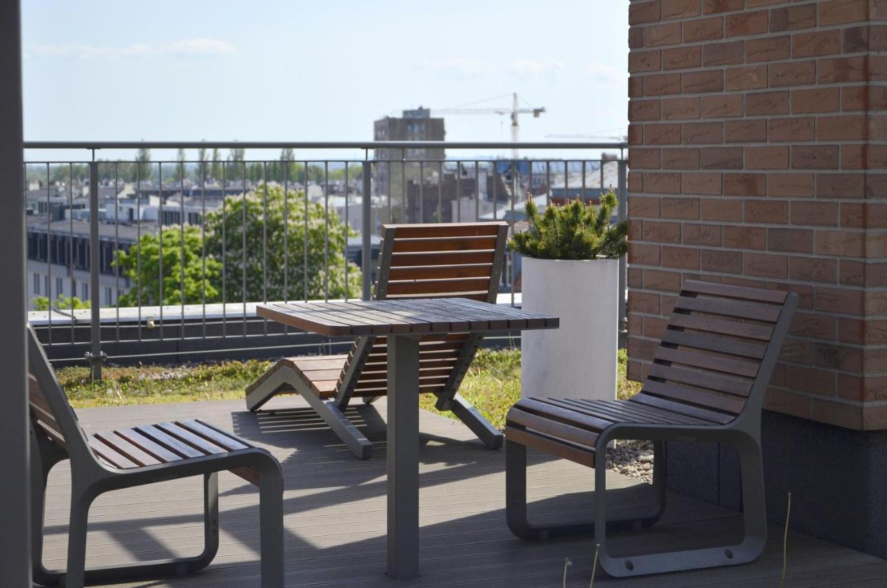 Roof Terrace Old Town Apartments With Private Parking Danzica Esterno foto